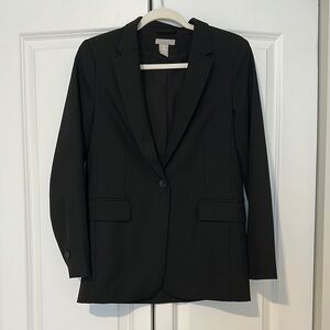 H&M Black Single Breasted Blazer